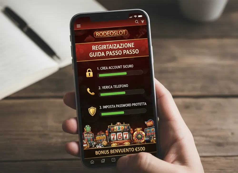 Rodeoslot registrazione guida passo passo per account sicuro
